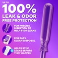 thumbnail image 4 of Tampax Radiant Emballage Multiple de Tampons, avec Tresse LeakGuard, Absorption Régulière/super/super Plus, Non Parfumés, 4 of 9
