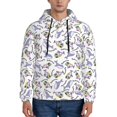 thumbnail image 2 of Zufioo Monkey Submarine Captain Design Fleece Comfortable Hoodie for Mens,Sweatshirt for Men,Pullover Hooded Sweatshirt for Men -Large, 2 of 5