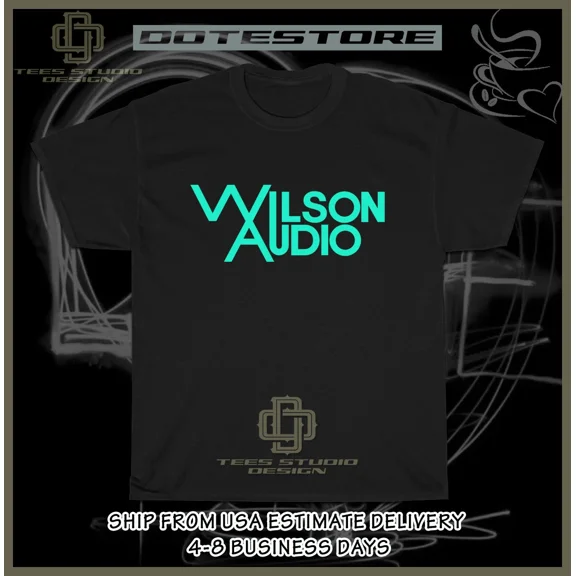 New Tee Wilson Audio Logo Men's T-Shirt American Dotees Tee Shirt