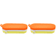 thumbnail image 1 of Estuche para Gafas Natación Con Orificio Drenaje Silicona Regalos Nadador ( ) Amarillo Naranja, 1 of 5