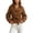 Brown, variant on Enjoytime Cropped Jackets for Women Long Sleeve Notch Lapel Belted Short Trench Coat Fall Fashion Trendy Work Casual Outerwear