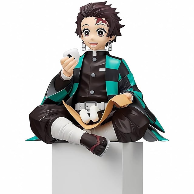 Figura de Acción Crocichi Kamado Tanjirou comiendo bolas de arroz