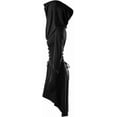 thumbnail image 3 of Vestido gótico de mujer, ropa medieval, disfraz de Halloween, vestido renacentista con capucha para Halloween, carnaval, 3 of 5