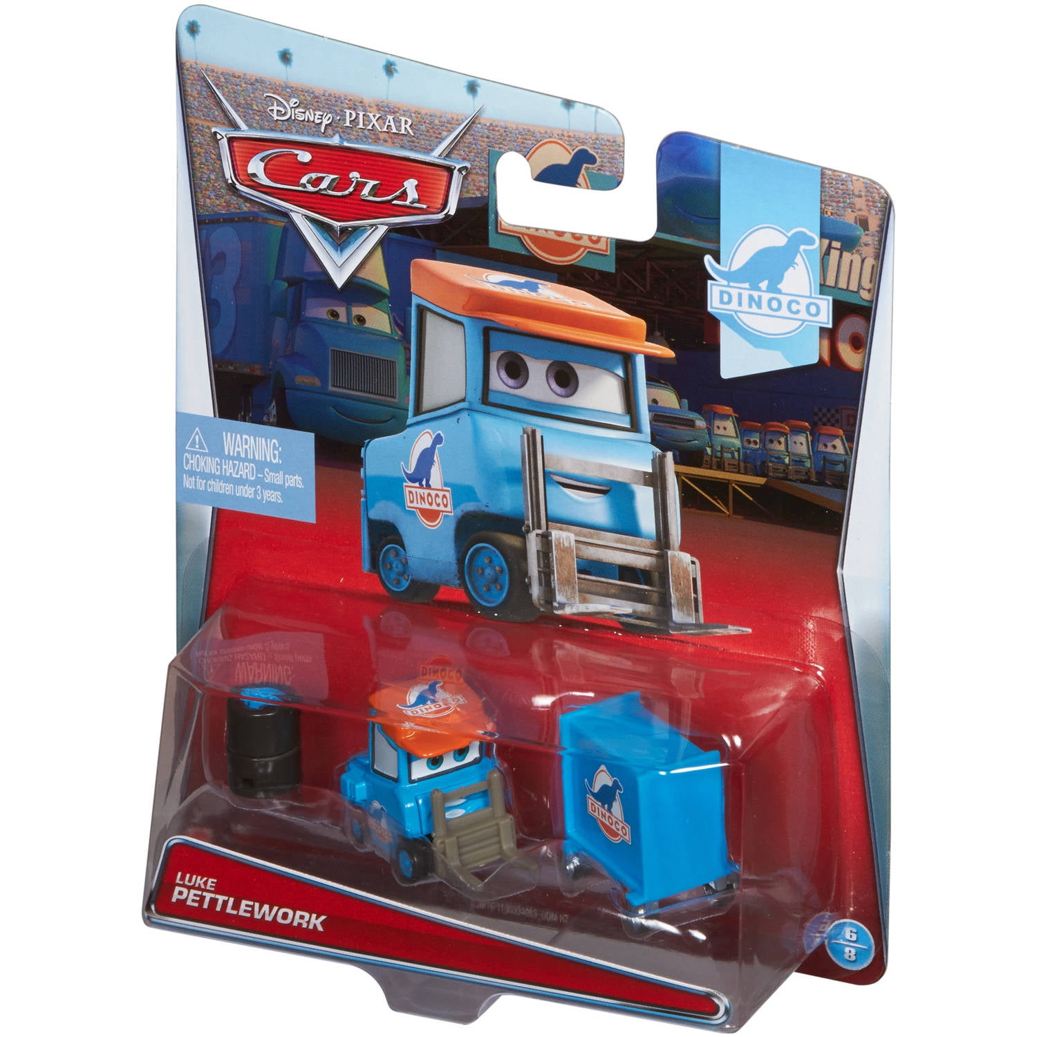 Disney/Pixar Cars Luke Pettlework with Tires & Tool Cart Diecast Vehicle, Dinoco