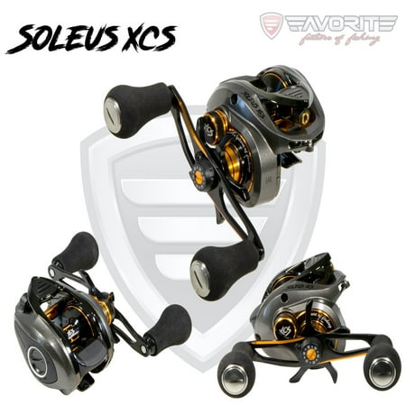 UPC: 0842424117298 | Favorite Fishing Soleus XCS casting reel  Gold/Gold 6.6:1  Left  Gold/Gold  SLSG