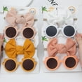 thumbnail image 5 of Baby Headbands Bows Girls Hair Bows Elastic Soft Nylon Hairbands Baby Girl Bows with Baby Sunglasses Set Newborn Headbands Hair Accessories for Infants Toddlers Kids, 5 of 6