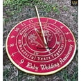 thumbnail image 3 of NauticalMart 40th Ruby Wedding Anniversary Sundial Gift for Parents, Grandparents, Friends, Husband or Wife, Couples, Him & Her Unique Marriage Present 2024 (40th Anniversary), 3 of 5