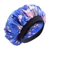 thumbnail image 1 of WIFKLSIIPG Large Printed Headband Nightcap Bohemian Turban Hat Satin Shower Cap, 1 of 3