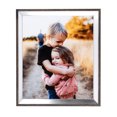 thumbnail image 4 of ArtToFrames 8" x 20" Silver with Stained Grey Picture Frame, 8x20 inch Silver Wood Poster Frame (WOM-4767), 4 of 7
