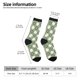 thumbnail image 2 of Balery Daisy Plaid Green Calcetas Largas con Estampado para Hombre y Mujer – Suaves y Transpirables, Talla Única (US 5-11), 2 of 6