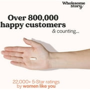 Wholesome Story Myo-Inositol & D-Chiro Inositol Powder Hormonal Balance Support Supplement, 6.5 oz