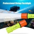 thumbnail image 2 of LQQDREX Diving Light, Diving flashlight super bright, Diving Flashlight, Super bright LED diving light, IP68 Waterproof Night Dive Torch 150 Meters Submersible Light, 2 of 8