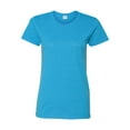 thumbnail image 2 of Gildan - Heavy Cotton Womenâ€™s T-Shirt - 5000L - Heather Sapphire - Size: XL, 2 of 3