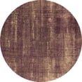 thumbnail image 1 of Ahgly Company Indoor Round Oriental Brown Industrial Area Rugs, 8' Round, 1 of 4