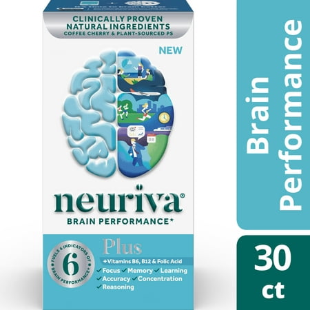 Neuriva Plus (30 Count), Brain Performance (Best Legal Performance Enhancing Supplements)
