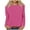 Pink., variant on Agkizg Womens Fall Clothing Plus Size Womens Tops Long Sleeve Blouses Solid Color Crew Neck Long Sleeve Basic Casual T-Shirt Top for Fall Winter Daily Wear M