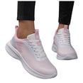 thumbnail image 3 of Sopiago Girls Sneakers Women's Slip on Walking Shoes Tennis Lightweight Gym Sneakers Workout Breathable Cross Trainer Comfortable Fashion Sneakers Pink,42, 3 of 6