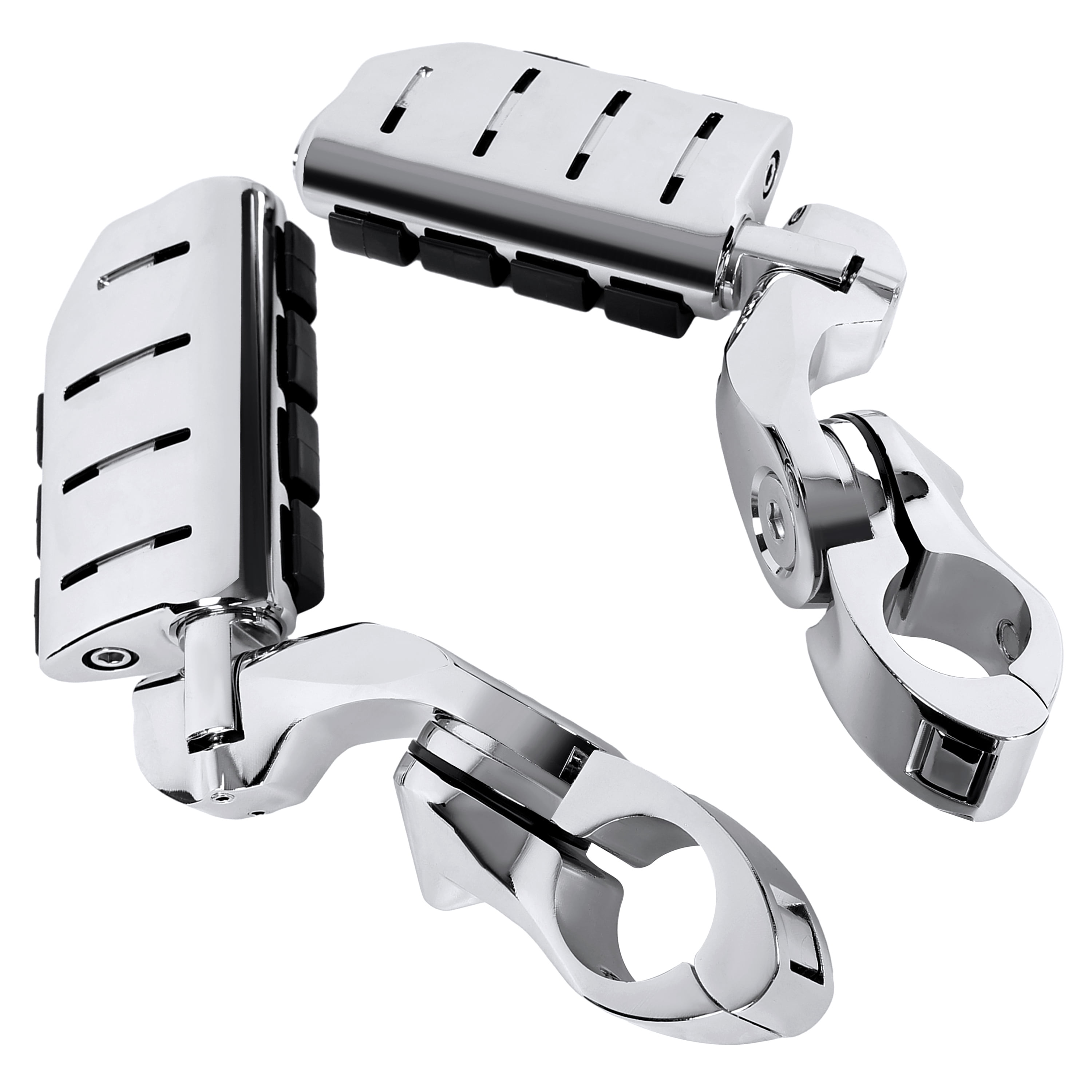 Kojem 1.25" Motorcycle Footpegs Foot Pegs for Harley Davidson Honda Kawasaki Suzuki Yamaha Highway Foot Pegs Pedal