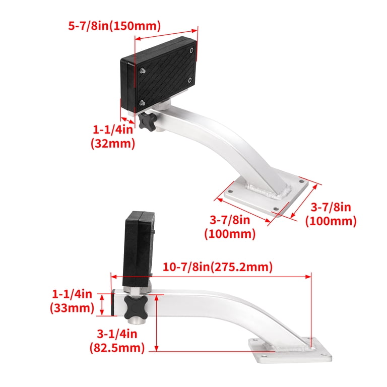 Toonboss Pontoon Boat Trolling Motor Quick Release Mount: Durable