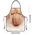 thumbnail image 2 of Delantal divertido para barbacoa para hombre y mujer | Estilo de vestir con refranes divertidos | Delantal de cocina y parrilla | Ajustable y cómodo para cocinar, pintar y actividades al aire libre, 2 of 3