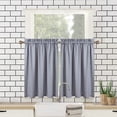 thumbnail image 1 of Coolmee Grey Soft Seersucker Microfiber Curtains Window with Bubble Textured, Backout Rod Pocket Waterful Curtains for Bathroom Kitchen 30" W x 36" L, Set of 2, 1 of 7