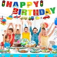 thumbnail image 6 of Transportation Birthday Party Supplies,190pcs Transportation Party Tableware Set-Transportation Birthday Decor Banner Tablecloth Plates Napkin Bus Car Train Themed Birthday Party Supplies for Kids, 6 of 8