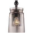 thumbnail image 3 of Beaumont Lane Frosted Amber Glass Wall Sconce in Rubbed Bronze, 3 of 4