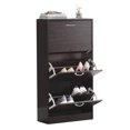 thumbnail image 2 of SoBuy FSR110-BR 3 Drawers Shoe Cabinet Shoe Rack Shoe Storage Cupboard Organizer Unit, 2 of 7