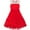 Red, variant on Girls Dress Multicolor Rainbow Classic Polka Dot Blue Tulle Party Gown 7 Years