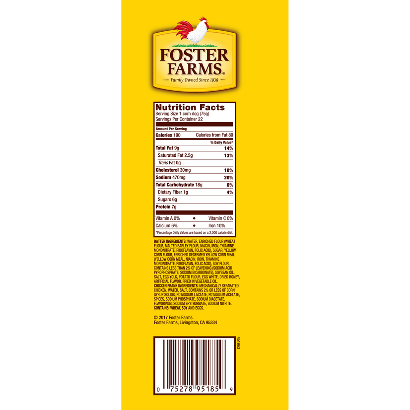 Foster Farms 22ct Corn Dogs Walmart Com