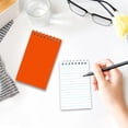 thumbnail image 3 of 1 Pc Small Pocket Notebook Spiral Notepads With Lined Pages Little Mini Memo Steno Note Traveling Notepad Portable Aesthetic Pocket Notebook To Stay Organized At Work, 2.99X4.96 Inch, Hot Yellow, 3 of 3