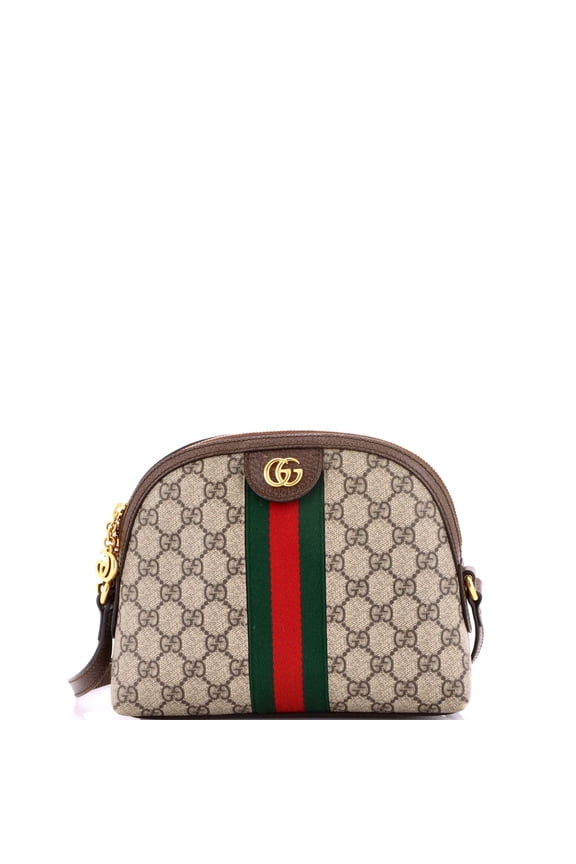 Pre-Owned Ophidia Dome Shoulder Bag GG Coated Canvas Small By Rebag