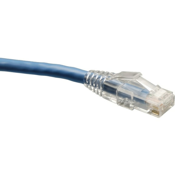 Tripp Lite 100ft Cat6 Gigabit Solid Conductor Snagless Patch Cable (M/M) - Blue
