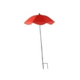 thumbnail image 3 of figatia Plant Umbrellas for Outdoor Plants Protection with Stake Weatherproof Reusable Sun Protection Planter Shade Cover for Planter Red, 3 of 8