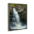 thumbnail image 3 of Stupell Peaceful Waterfall Splashing Rocks Landscape Photography Gray Floater Framed Art Print Wall Art, 3 of 6