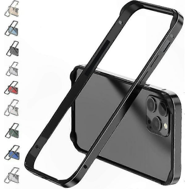 Protective Metal Frame Case with Elevated Edges for 14 Pro Max, 14 Pro, and 14 Models Compatibility