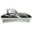 Black/Silver, variant on Travel Detangler Flip Flop Hair Brush