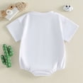 thumbnail image 6 of Baby Onesies Boy Newborn Baby Short Sleeve Western Romper Birthday Outfits Summer Casual Round Neck Cowboy Hat Print Bodysuit, 6 of 9