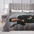 thumbnail image 4 of George Music Harrison Blanket All Season Warm Cozy Lightweight Throw Fluffy Soft for Sofa Gift Home Decor 40"x50", 4 of 6