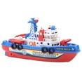 thumbnail image 3 of Juguete para botes de bomberos niños Modelo de barcos de pulverización de agua para niños con sonido y luz de flash ANGGREK Otros, 3 of 8
