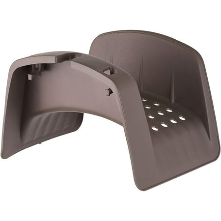 UPC: 0899069000492 | DF OMER Plastic Garden Water Hose Holder Fits 50 ft. Hose – 9.2×5.9×5.5 in. Weatherproof Wall Mount Hose Rack Hanger for Outside with Hanging Hooks for Garden Equipment