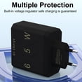 thumbnail image 5 of Phone Charger USB Wall Charger,6-Port Fast Charging Block with Smart Temperature Control,Universal Phone Charger Compatible with All Smartphones,Adapters (White), 5 of 6