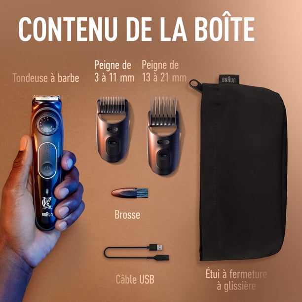 Tondeuse à Barbe KING C. GILLETTE PRO – Rasoir électrique Avec Lame Aiguisée, Neuf Sous Blister