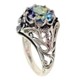 thumbnail image 5 of Opolski Creative Vintage Rainbow Color Zircon Hollow Out Women's Ring Jewelry Gift, 5 of 5