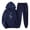Navy womens 2 piece sets, variant on Gifts Usmixi Womens Tracksuits Set Hoodie 2 Piece Outfits for Women Fashion Dandelion Graphics Hooded Sweatshirt Jogger Pant Sweatsuit Set with Pocket Ladies Lounge Sets