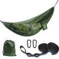 thumbnail image 5 of Hamaca colgante portátil para acampar para 1 o 2 personas transporte para interior y Soledad Hamaca de campamento al aire libre（Azul grisáceo）, 5 of 5