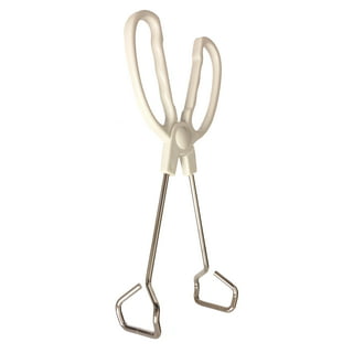  Small Beaker Tongs, 7.25 - With Rubber Tips - Metal Body -  Eisco Labs : Industrial & Scientific