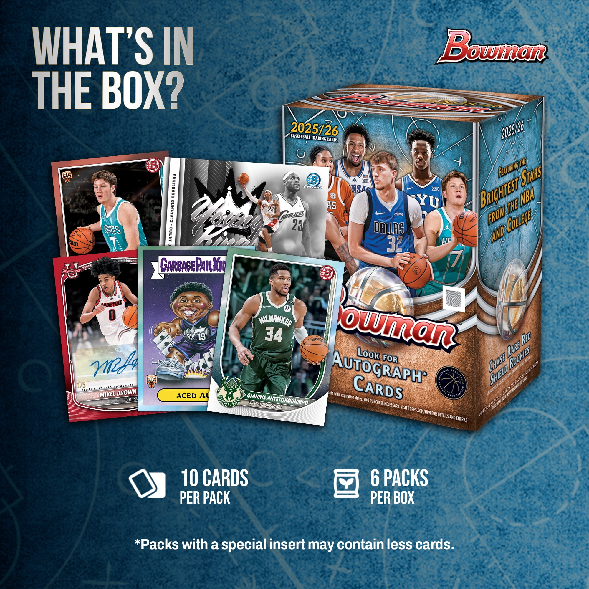 2025-26 Bowman Basketball - Factory Sealed - Value Box