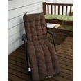 thumbnail image 3 of O'fit Quilted Micro Suede Bench Long Chair Cushion Pads, 3 of 3