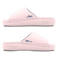 thumbnail image 2 of Unisex ISlide Pink Tampa Bay Rays Minimalistic Motive Slide Sandals, 2 of 5